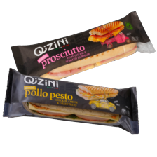 Qizini panini prosciutto of kip pesto
